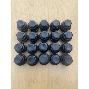 Genuine GM Chevy Chevrolet Wheel Center Cap Nut Caps Covers Black 15767268 NOS